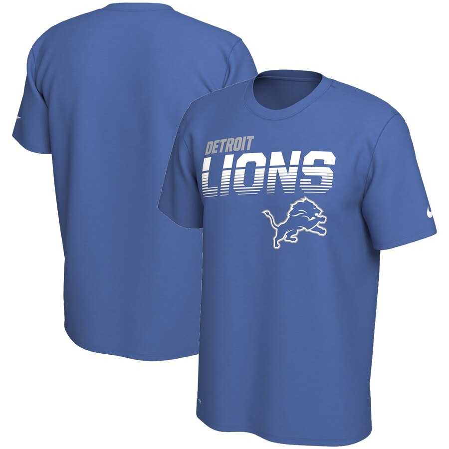 Detroit Lions Nike Sideline Line of Scrimmage Legend Performance T-Shirt Blue,We sell and wholesale Detroit Lions Nike Sideline Line of Scrimmage Legend Performance T-Shirt Blue on line form chian!